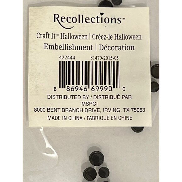 Recollections Halloween Bling Rhinestone Gem Embellishment " E "  353912 422444 - Picture 2 of 3